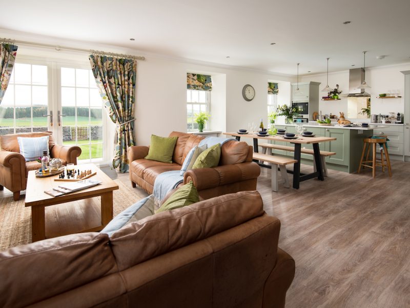 Interior View of uPVC windows and doors