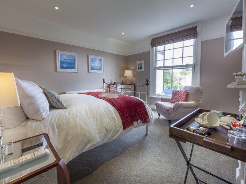 Internal view of white heritage sliding sash windows