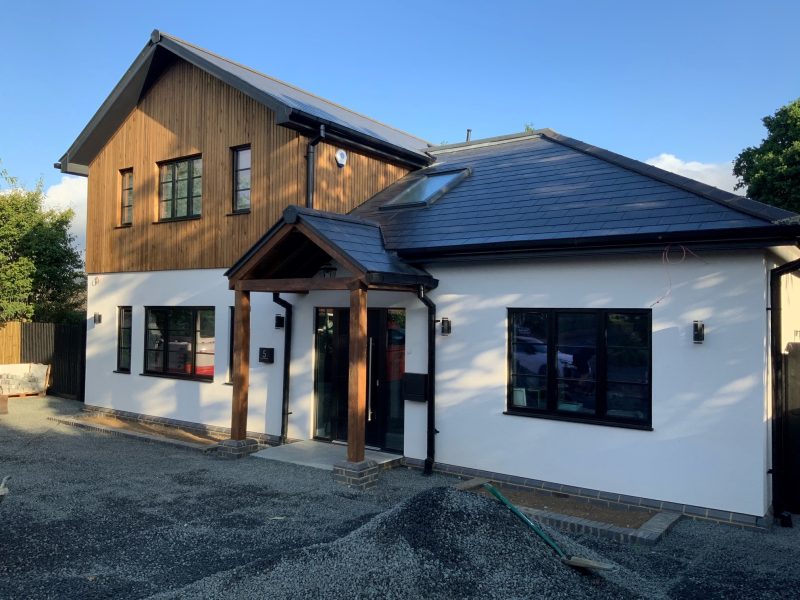 Black Modern aluminium casement windows