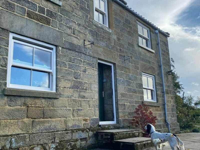 Woodgrain Sliding Sash Windows