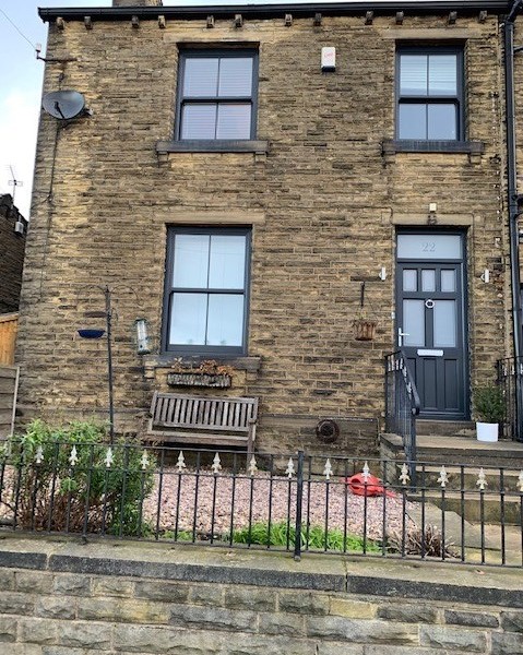 Wood effect sliding sash windows