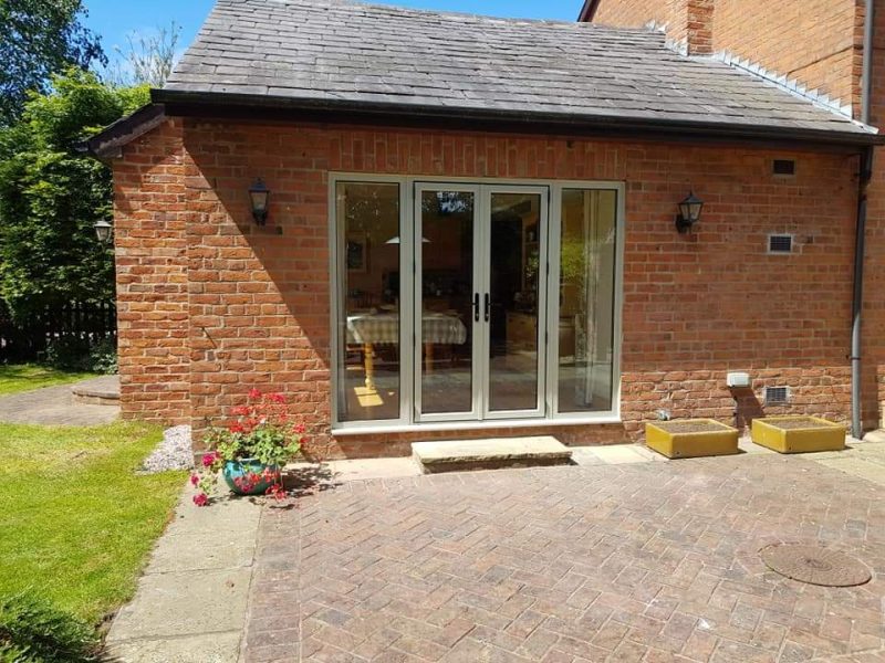 Green Modern French Doors