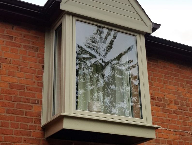 Green uPVC Flush Casement Windows