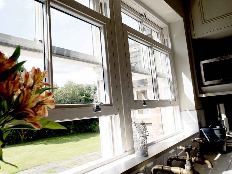 Traditional Wood Effect Sliding Sash Windows