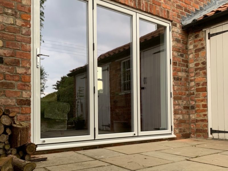 White Aluminium Doors from Quickslide