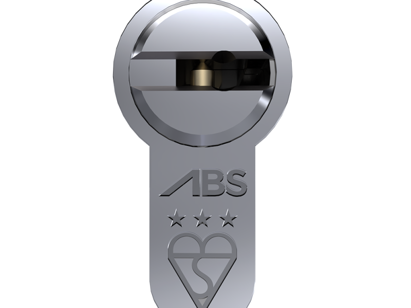 High Security 3-star Diamond Cylinder - Chrome