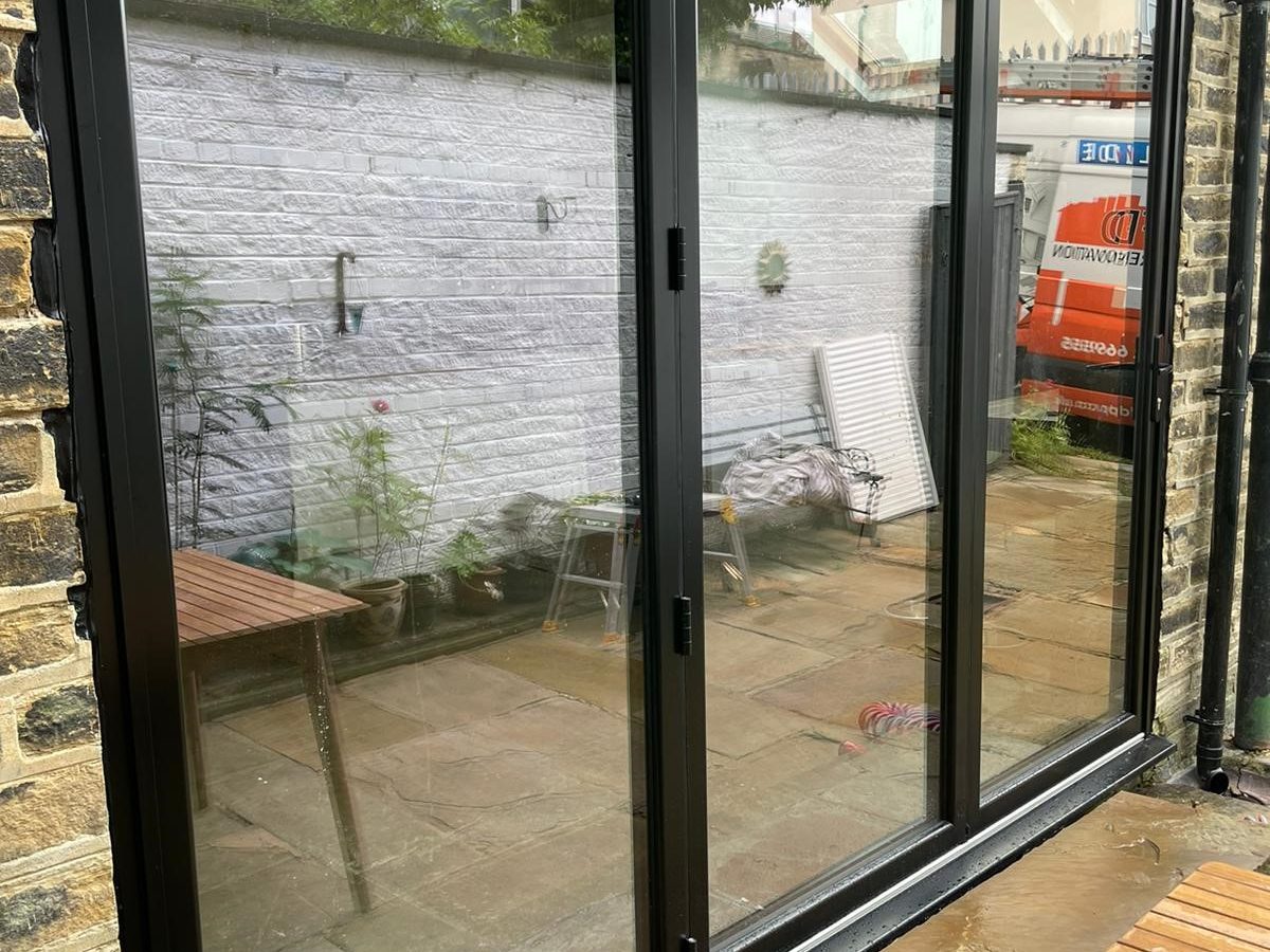 Black Aluminium Bifold Doors