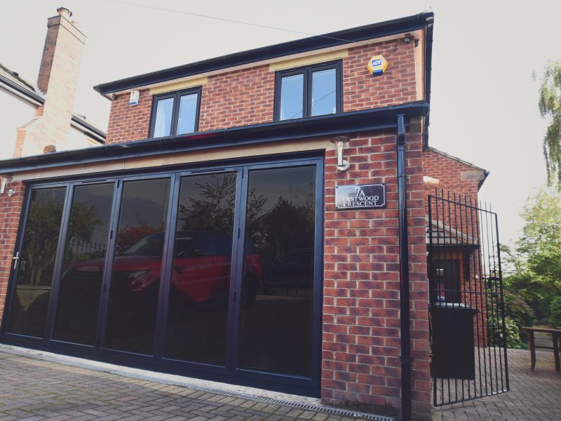 Rosewood Woodgrain Casement Windows Yorkshire