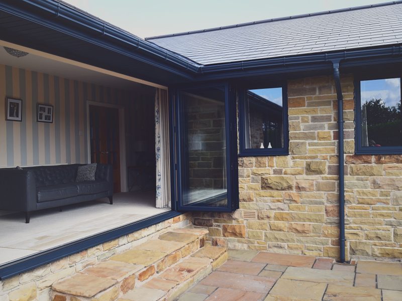 Black Bifold Doors Yorkshire
