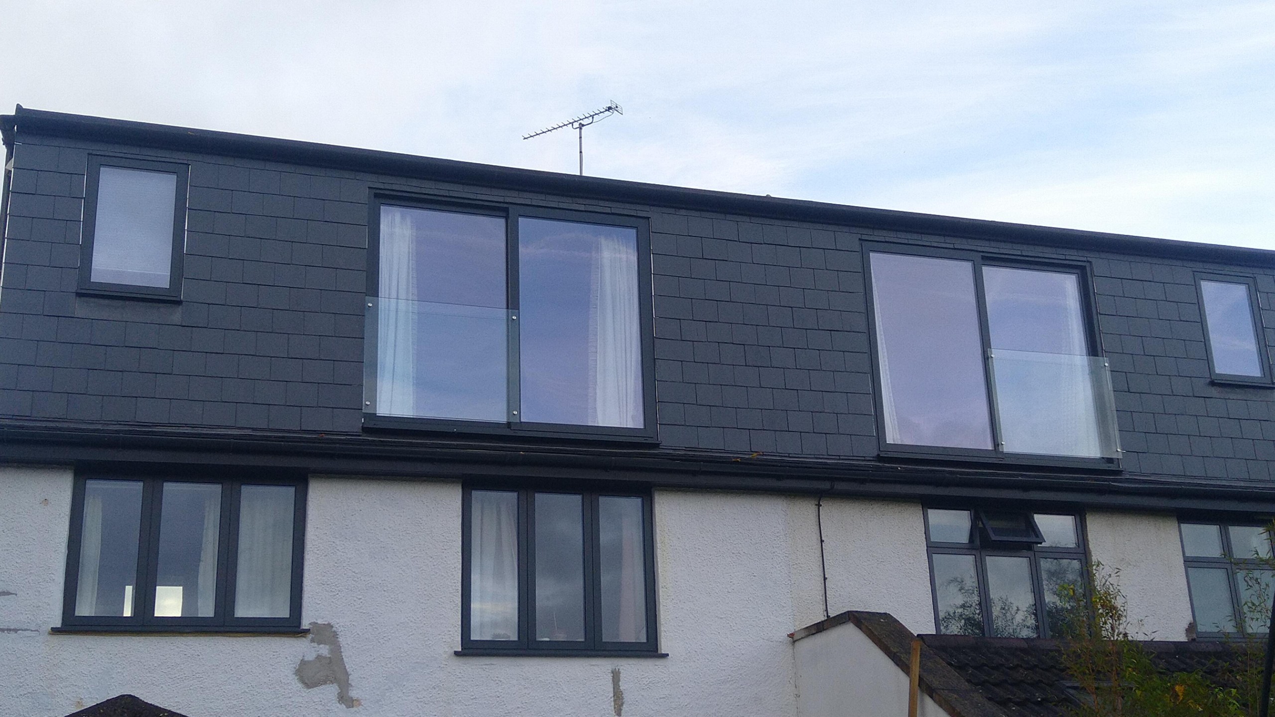 Modern home with flush aluminium windows