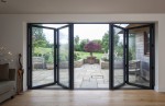 Folding and sliding open aluminium bifold doors with ease