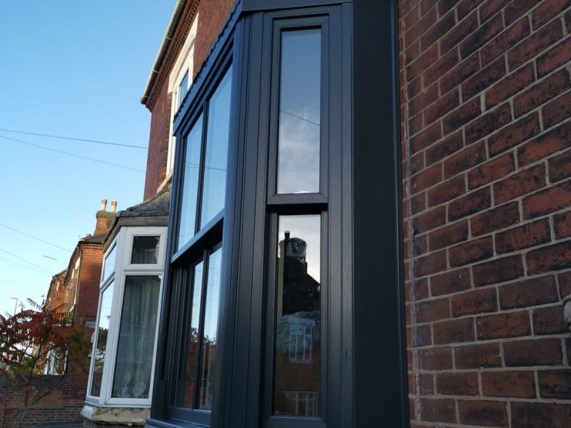 Black woodgrain sliding sash windows quote