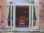 Durable, corrosion-resistant aluminium French doors with slim sightlines for maximum natural light