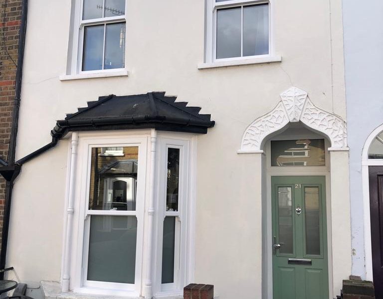 white bay windows from Quickslide