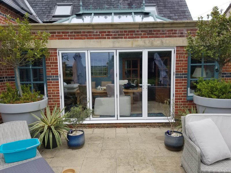 White Aluminium Bifold Door prices West Yorkshire