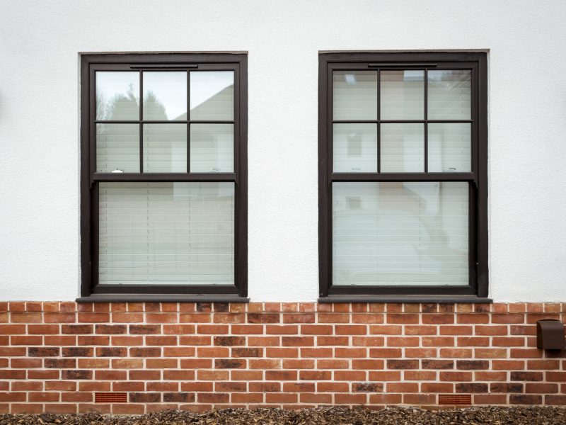 Quickslide black sliding sash windows - Elevate home quality with Quickslide's superior window supplies