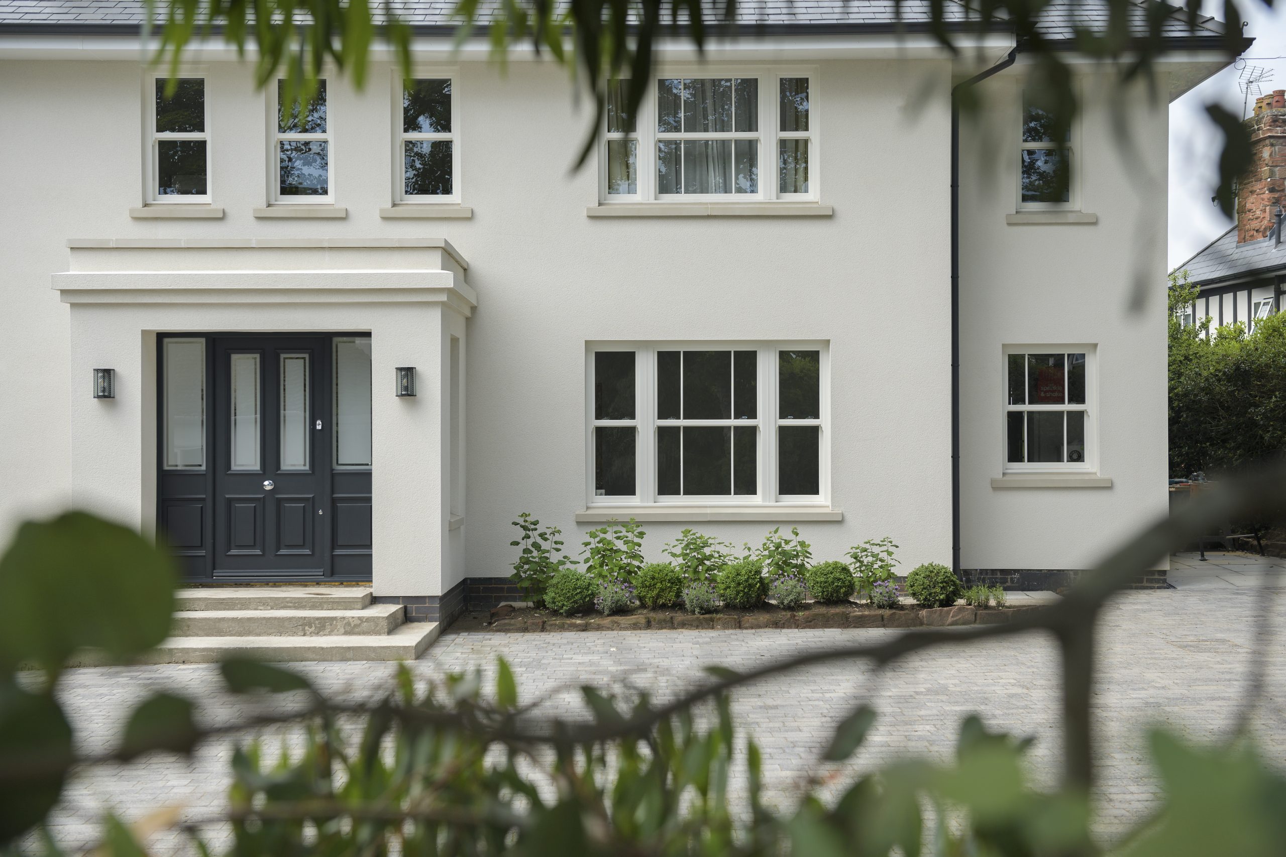 Modern double glazing on traditional sliding sash windows.
