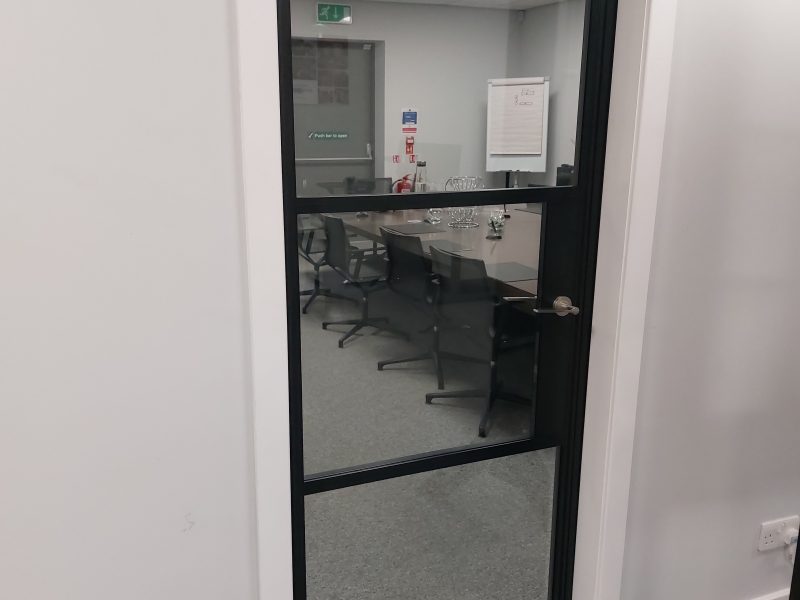 Enhance your space with AluSpace doors, featuring ultra-slim sightlines and a minimalist design