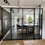 AluSpace interior doors available in single or double configurations, with customisable options for a perfect fit