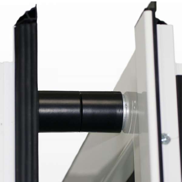 Door catch magnet in use