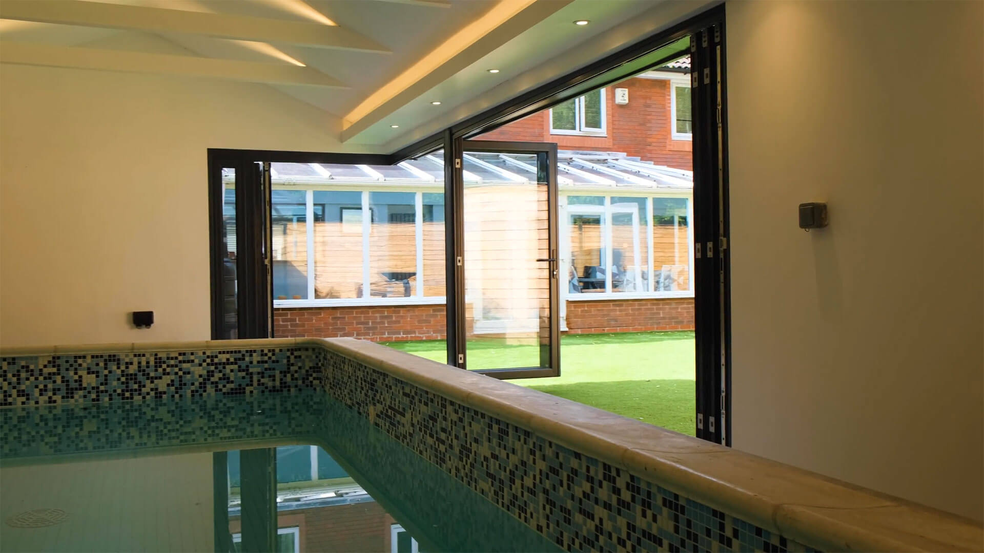 Innovative slide and swing doors, offering flexible space solutions for contemporary homes