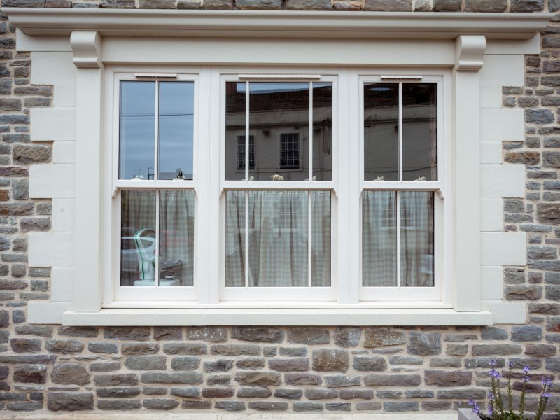 Windows, Sliding Sash Windows, uPVC, Woodgrain - 4
