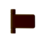 Brown Flag Hinge