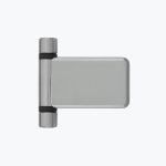 Brushed Chrome Flag Hinge