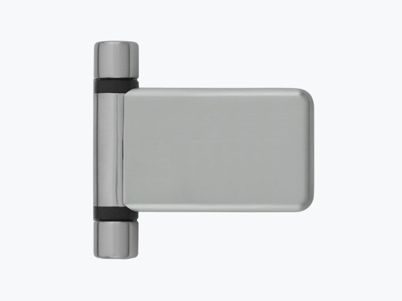 Brushed Chrome Flag Hinge