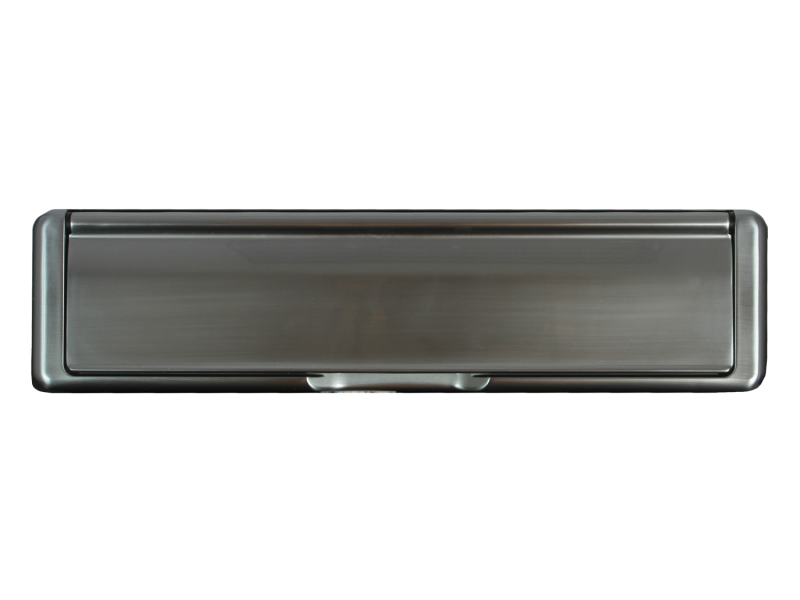 Brushed Chrome Letterplate