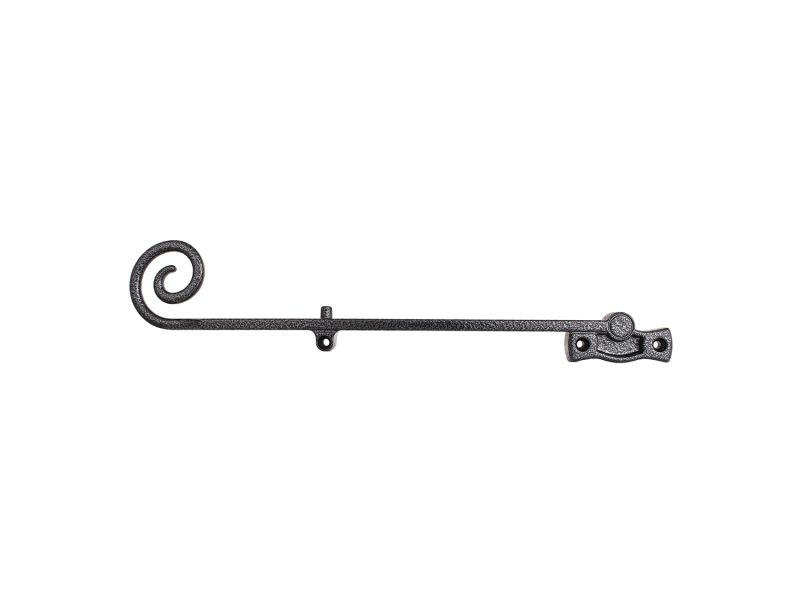 Antique Black Monkey Tail Peg Stay