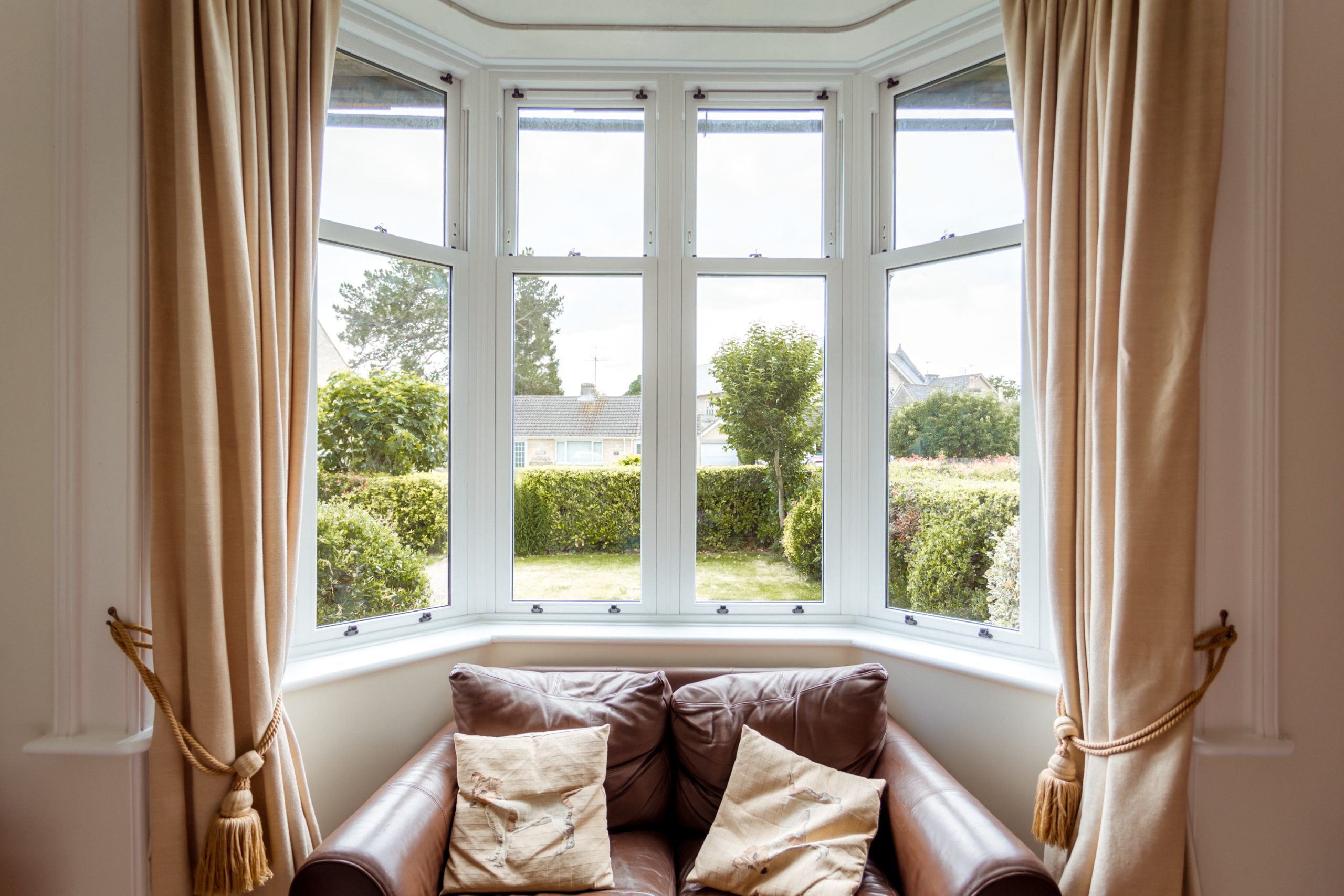 Stunning Bay Window made up of 4 uPVC Sliding Sash Windows