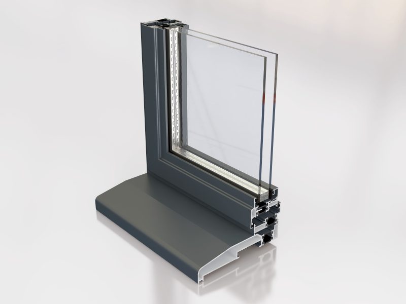 Different sill profiles for aluminium heritage doors to suit various thresholds and applications