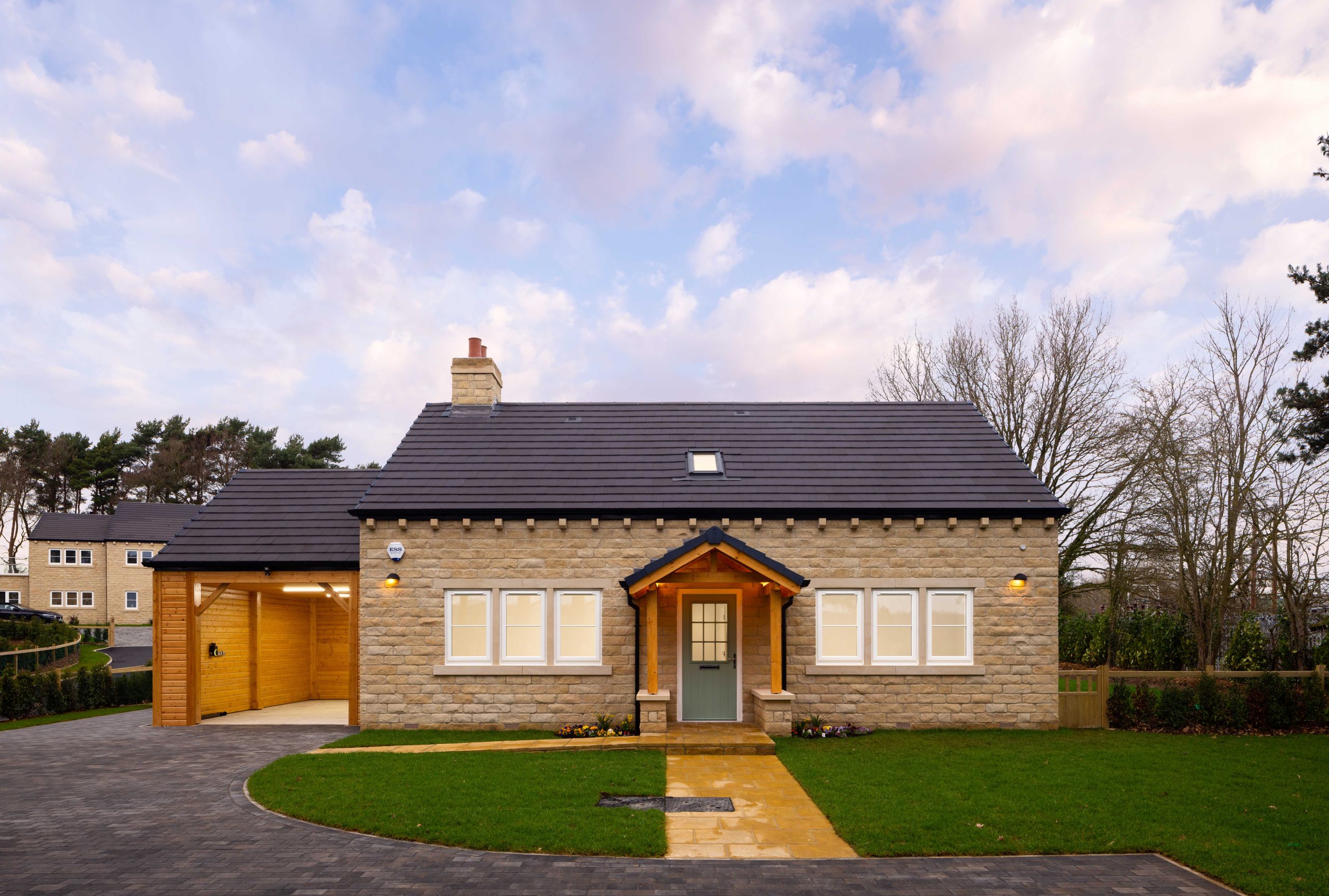 Smooth white uPVC casement windows in award-winning homes