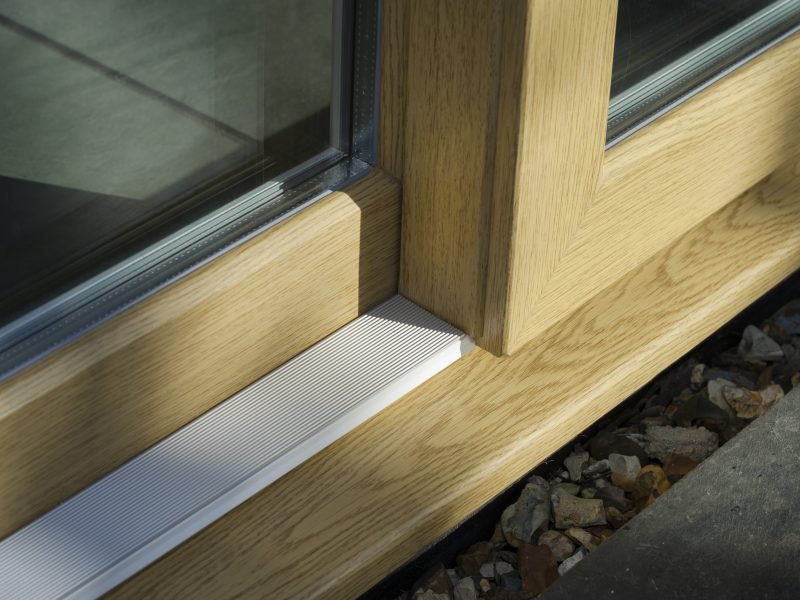 Different threshold options for uPVC sliding patio doors for smooth access