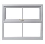 uPVC casement window with clickable highlighted features for more information