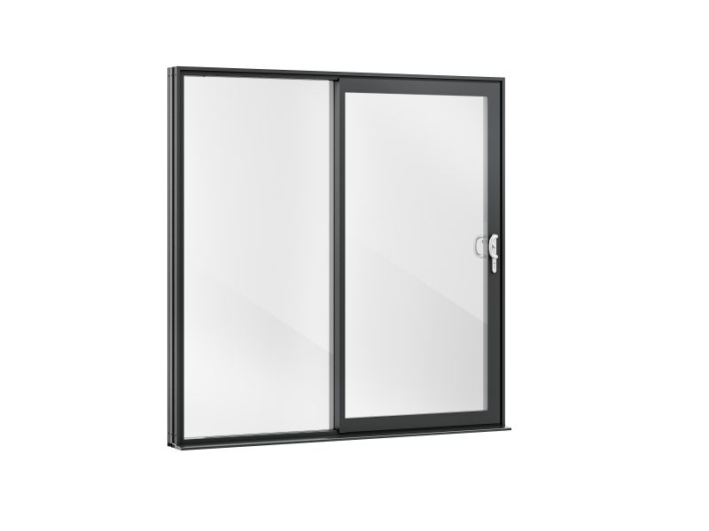 Two-pane Epwin Stellar inline sliding patio door with slim aluminium frame and modern finish