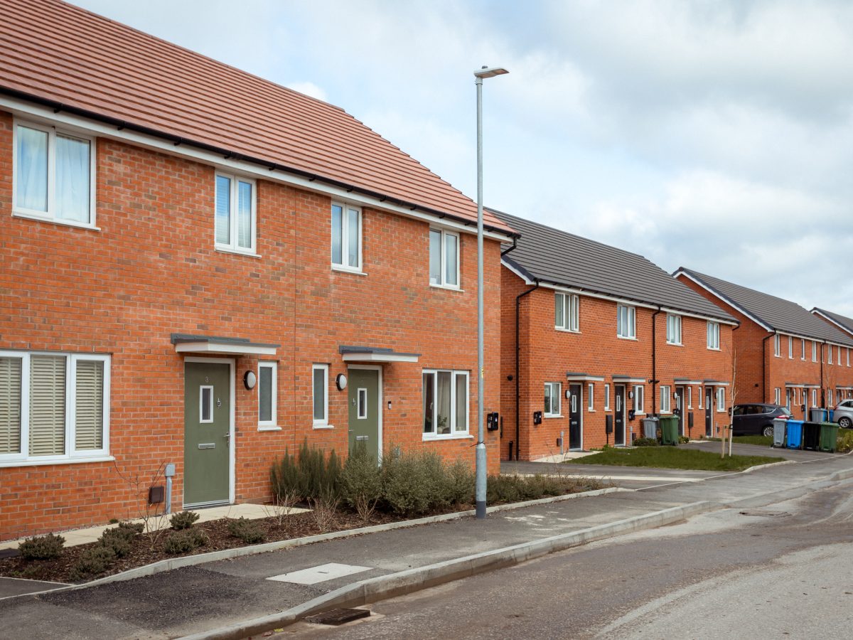 Modern uPVC casement windows installed in a new build development, combining style with high performance.