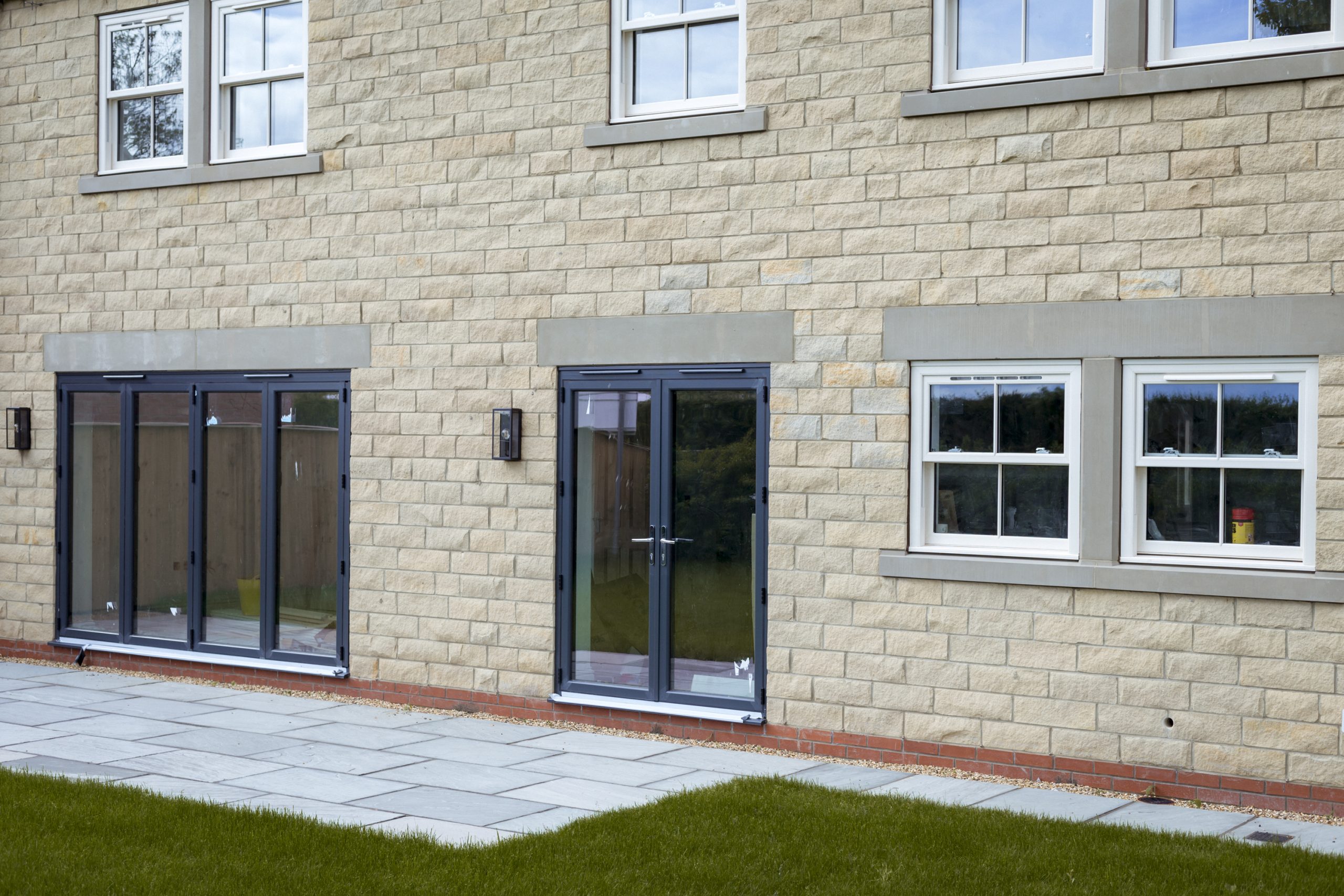 High-performance aluminium French doors designed for durability and contemporary appeal