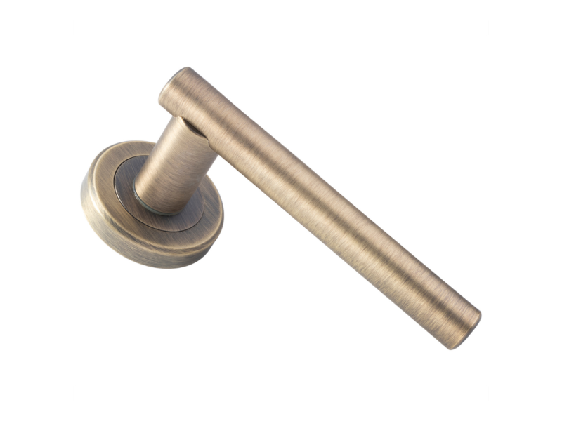 Cylindrical Handle - Antique Brass