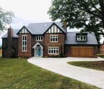 Stylish new build home fitted with uPVC flush casement windows for a sleek and energy-efficient finish