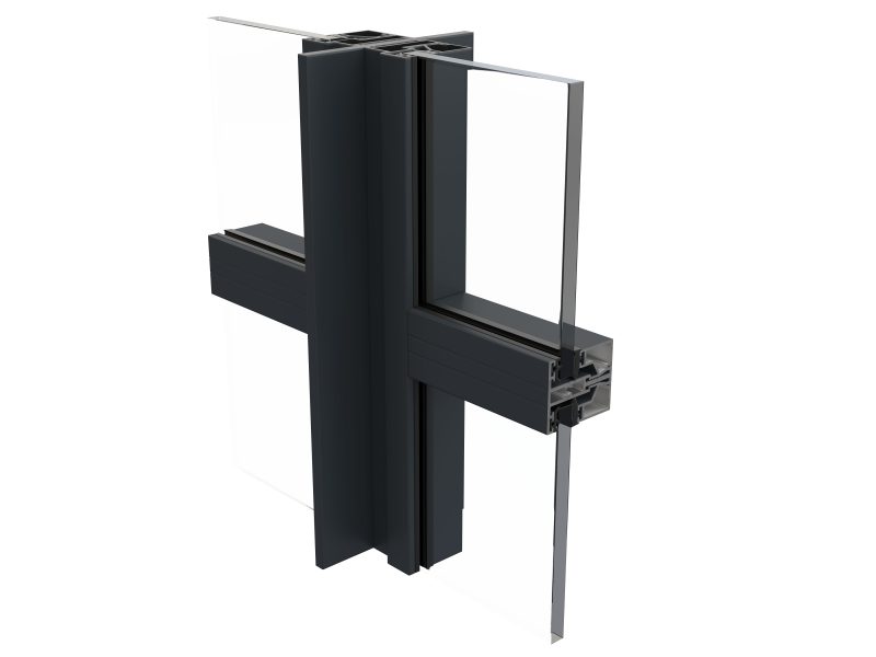 Ensure a secure fit and stability with the vertical coupler for smooth door and screen installations