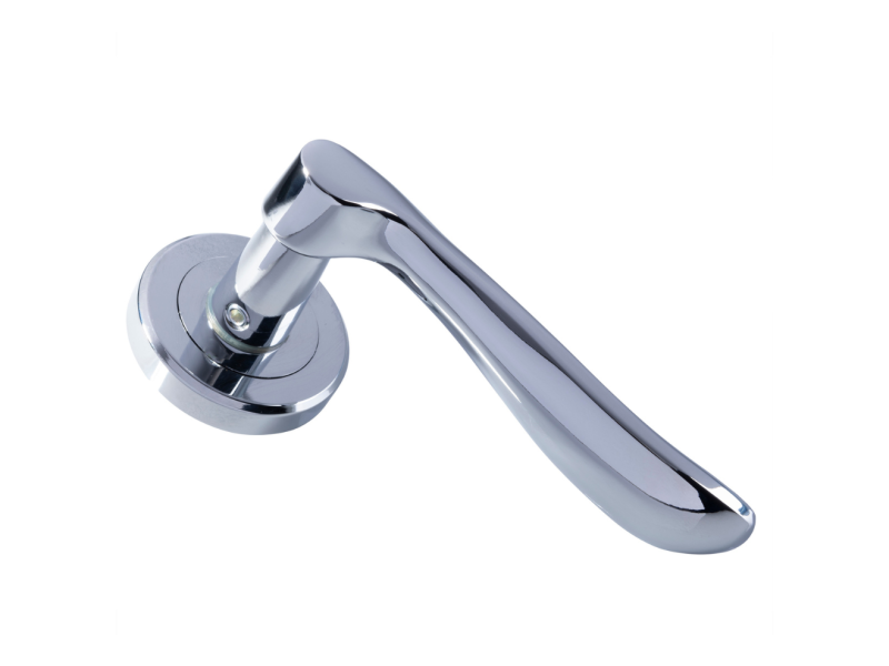 Swan Handle - Polished Chrome