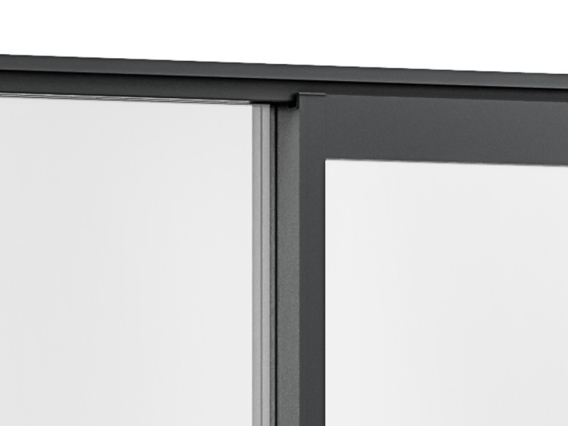 Stellar inline sliding patio doors with smooth-glide mechanism and modern, space-saving design