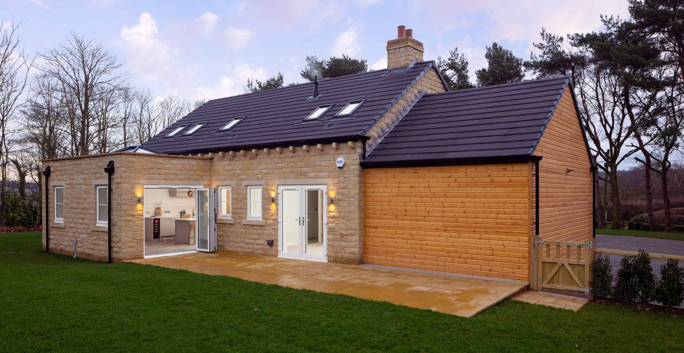 uPVC French doors offering durability and style for new build developments