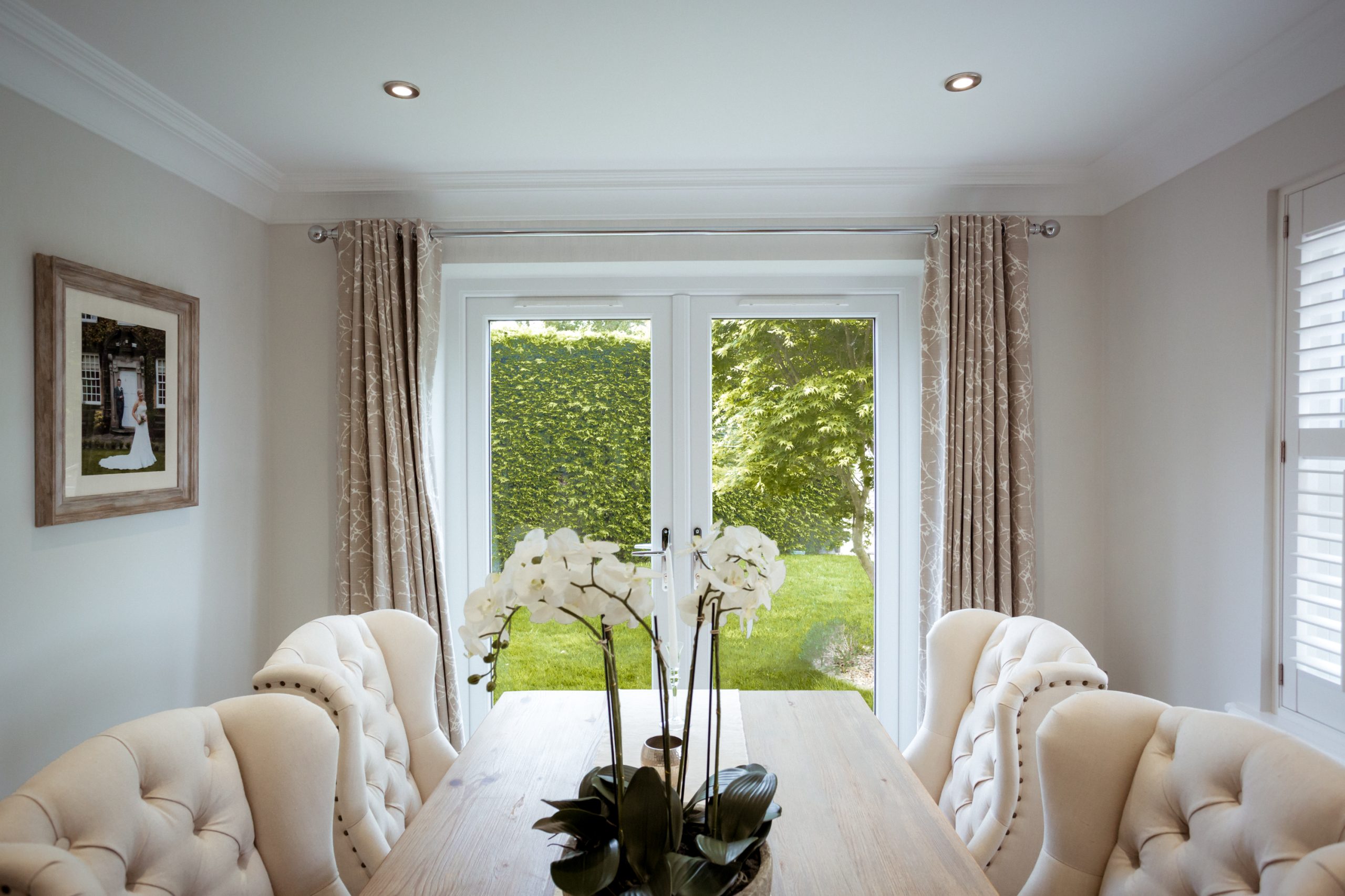 uPVC French doors featuring a secure multi-point locking mechanism for peace of mind