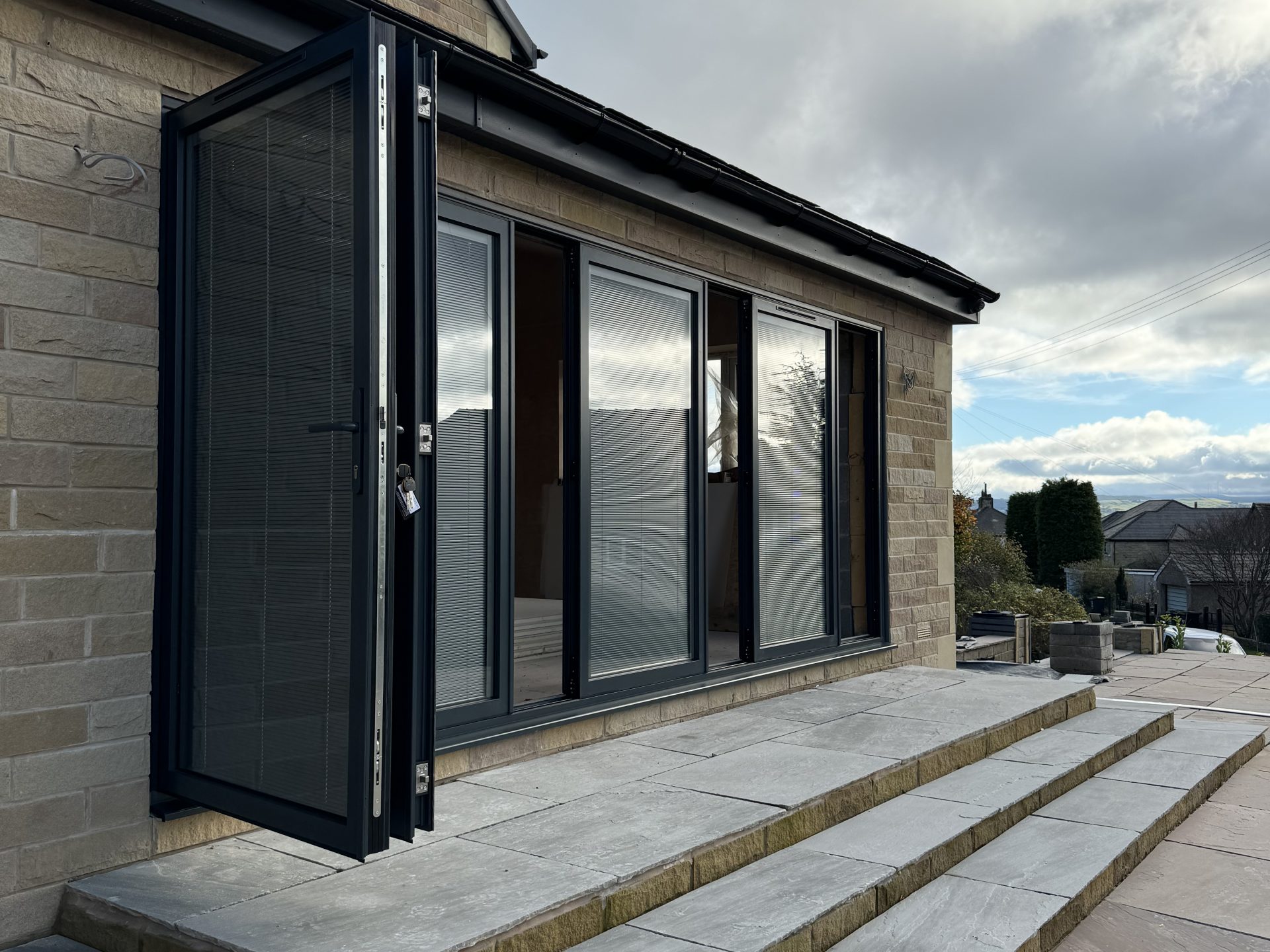 Wide range of colour options available for Quick-Glide doors, allowing for customisation to suit any home style