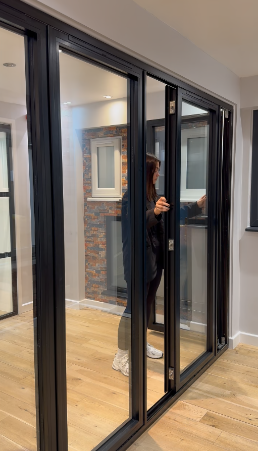 Quick-Glide doors featuring independent sliding and folding for flexible, smooth operation and enhanced functionality
