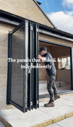 Experience the flexibility of Quick-Glide doors that slide and fold independently for seamless integration into your space