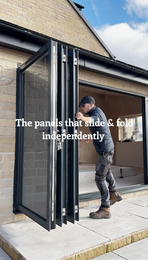 Experience the flexibility of Quick-Glide doors that slide and fold independently for seamless integration into your space